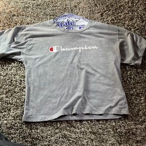 Grey Champion Shirt For Girls